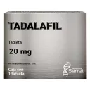 Tadalafil 20 mg 1 tableta – Genérico