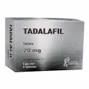 Tadalafil 20 mg 4 tabletas – Genérico