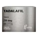 Tadalafil 20 Mg Con 8 Tabletas
