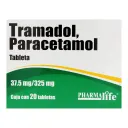 Tramadol/paracetamol 37.5mg/325mg 20 tabletas