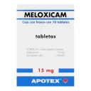 Meloxicam 15 Mg Con 10 Tabletas (Apotex)