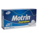 Motrin 400 Mg Con 10 Tabletas