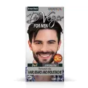De La Vega For Men Tinte 3 En 1 Tono Castaño Oscuro