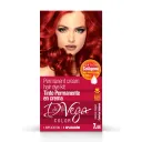 De La Vega Color Tinte En Crema Tono Cobrizo Intenso 7.44