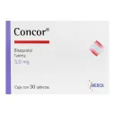 Concor 5 Mg Con 30 Tabletas