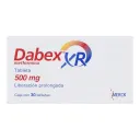 Dabex Xr 500 Mg Con 30 Tabletas