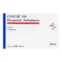 Concor Am 5/5 Mg Con 30 Tabletas