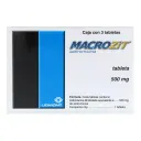 Macrozit Azitromicina 500 Mg Con 3 Tabletas