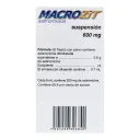 Macrozit Azitromicina 600 Mg Suspensión Oral 15 Ml