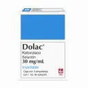 Dolac 30 Mg Solución Inyectable Con 3 Ampolletas