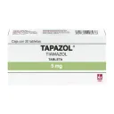 Tapazol 5 Mg Con 20 Tabletas