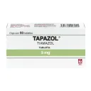 Tapazol 5 Mg Con 60 Tabletas
