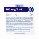 Dorixina 100 Mg Solución Inyectable Con 5 Ampolletas