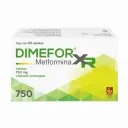 Dimefor Xr 750 Mg Con 60 Tabletas Liberación Prolongada