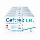 Ceftrex Im Ceftriaxona 1 G Solución Inyectable Pack 5 Viales