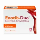 Exotib-Duo 10/20 Mg Con 28 Tabletas