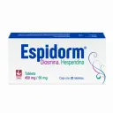 Espidorm 500 Mg Con 20 Tabletas
