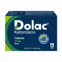Dolac 10 Mg Con 10 Cápsulas