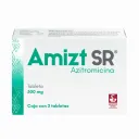 Amizt Sr Azitromicina 500 Mg Con 3 Tabletas