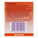 Ciproflox Ciprofloxacino 500 Mg Con 12 Cápsulas