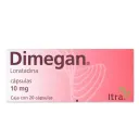 Dimegan 10 Mg Con 20 Cápsulas