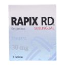 Rapix Rd 30 Mg Con 4 Tabletas Sublinguales