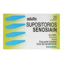 Senosiain Adulto Supositorio Rectal Con 20 Piezas
