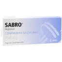 Sabro 500 Mg Con 20 Comprimidos Masticables
