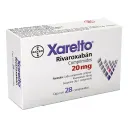 Xarelto 20 Mg Con 28 Comprimidos