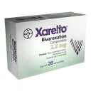 Xarelto 2.5 Mg Con 28 Comprimidos