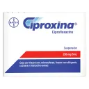 Ciproxina Ciprofloxacino 250 Mg Suspensión Con 100 Ml