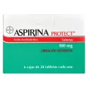 Aspirina Protect 100 Mg Pack 6 Cajas Con 28 Tabletas