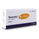 Tenoretic 50/12.5 Mg Con 28 Tabletas