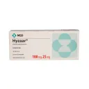 Hyzaar 100/25 Mg Con 30 Comprimidos