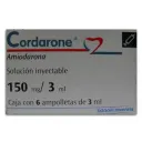 Cordarone 150 Mg Solución Inyectable Con 6 Ampolletas