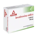 Levotiroxina Sódica 100 Ug Con 100 Tabletas (Amsa)
