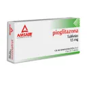 Pioglitazona 15 Mg Con 7 Tabletas (Amsa)