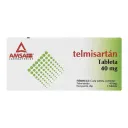 Telmisartán 40 Mg Con 28 Tabletas (Amsa)