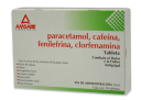 Paracetamol, Cafeína, Fenilefrina, Clorfenamina 500/25/5/4 Mg Con 10 Tabletas