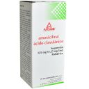 Amoxicilina, Ácido Clavulánico 125/31.25 Mg Con 60 Ml Suspensión