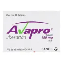 Avapro 150 Mg Con 28 Tabletas