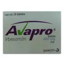 Avapro 300 Mg Con 28 Tabletas