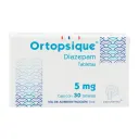 Ortopsique 5 Mg Con 30 Tabletas