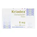Kriadex 2 Mg Con 30 Tabletas