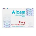 Alzam 2 Mg Con 30 Tabletas