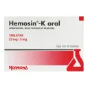 Hemosin-K 25/5 Mg Con 32 Tabletas