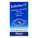 Solutina F 3/0.25 Mg Con 15 Ml De Solución Oftálmica
