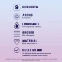 Sico Invisible Condones De Látex 9 Piezas