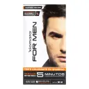 Tinte shampoo xiomara for men color castaño oscuro 4 pzas.