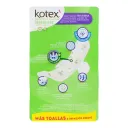 Toalla femenina kotex naturals nocturna con alas 36 pzas.